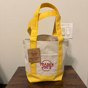 Trader Joe’s Mini Canvas Tote- Yellow